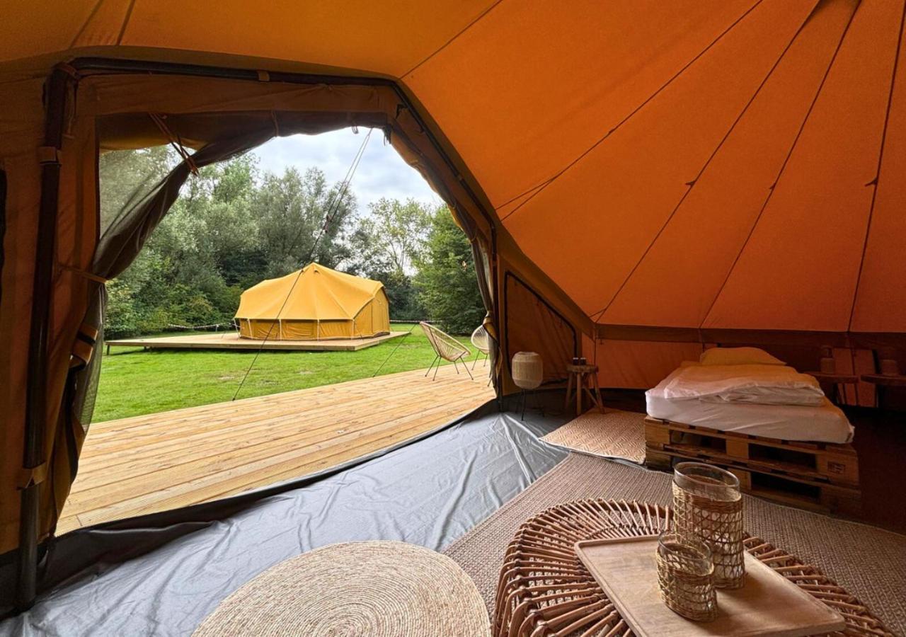 Hotel Glamping Bivak - Urban Gardens Gent Exterior foto