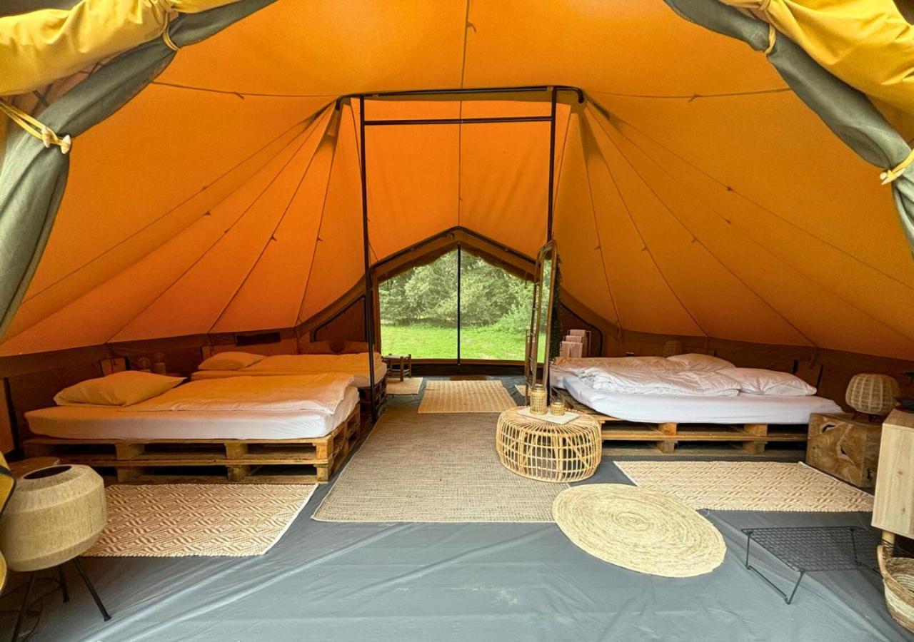 Hotel Glamping Bivak - Urban Gardens Gent Exterior foto